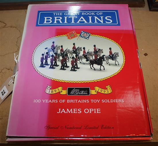 James Opies The Great Book of Britains 1893-1993, limited edition 82/2500, boxed with figures